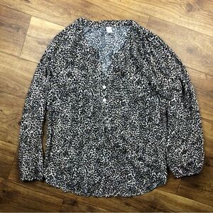 Old Navy Leopard Print Blouse *Read